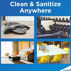 CloroxPro 4 in One Disinfectant & Sanitizer, Citrus Scent, 14 oz., 12/Carton (31043)