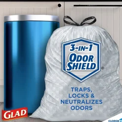 CloroxPro Glad ForceFlex 13 Gallon Tall Kitchen Trash Bag, 23.75