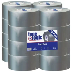 Cloth Utility Duct Tape 3" x 60 yrds, Silver, 16/Case (T98885S)