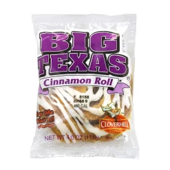 Cloverhill Big Texas Cinnamon Rolls, 4 oz., 12/Pack (900-00135)