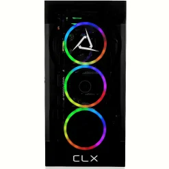 CLX SET TGMSETRTH2A01BM Gaming Desktop Computer, AMD Ryzen 9 7900X, 32GB Memory, 1TB SSD, 4TB HDD