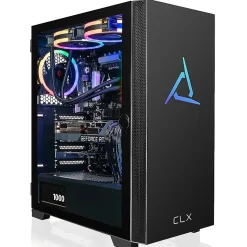 CLX SET TGMSETRTH2A10WM Gaming Desktop Computer, Intel Core i7-13700KF, 32GB Memory, 1TB SSD, 4TB HDD