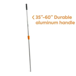 Coastwide Professional™ 35"-60" Aluminum Wet Mop Extendable Handle, Microfiber Head (CW61073-CC)