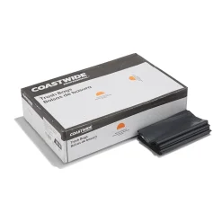 Coastwide Professional™ 20-30 Gallon Trash Bag, 30" x 36", Low Density, 1.35 mil, Black, 150 Bags/Box (CW21761)