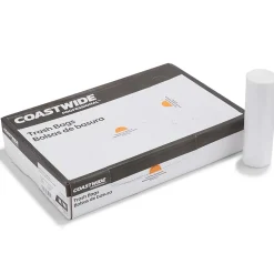 Coastwide Professional™ 30-33 Gallon Trash Bag, 33" x 40", High Density, 12 mic, Natural, 250 Bags/Box (CW18199)