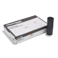 Coastwide Professional™ AccuFit 32 Gallon Trash Bag, 33" x 44", Low Density, 0.9 mil, Black, 100 Bags/Box (CW22751)