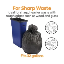 Coastwide Professional™ AccuFit 32 Gallon Trash Bag, 33