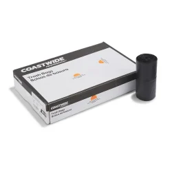 Coastwide Professional™ AccuFit 23 Gallon Trash Bag, 28" x 45", Low Density, 0.9 mil, Black, 200 Bags/Box (CW22932)