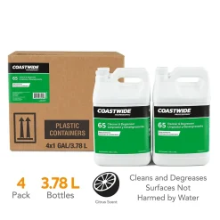 Coastwide Professional Degreaser Heavy Duty Cleaner 65, 3.78L, 4/Carton (CW650001-A)