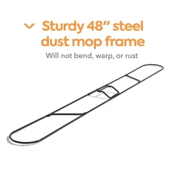 Coastwide Professional™ Dust Mop Frame, 48" x 5", Black (CW56766)