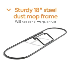 Coastwide Professional™ Dust Mop Frame, 18" x 5", Black (CW56763)