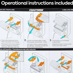 Coastwide Professional J-Series Automatic Hardwound Paper Towel Dispenser, Black/Metallic (CWJAHT-S-CC)