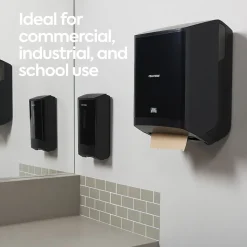 Coastwide Professional J-Series Manual Hardwound Paper Towel Dispenser, Black (CWJMHT-B-CC)