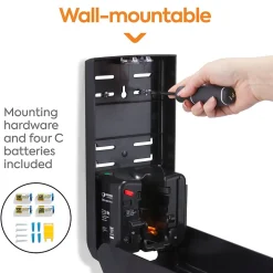 Coastwide Professional™ J-Series Automatic Wall Mounted Hand Soap Dispenser, Black (CWJAS-B-CC)