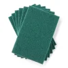 Coastwide Professional™ Medium Duty Scouring Pad, Green, 10/Pack (CW56787)