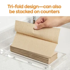 Coastwide Professional™ Recycled Multifold Paper Towels, 1-ply, 250 Sheets/Pack, 16 Packs/Carton (CW25228)