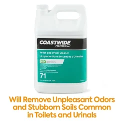 Coastwide Professional Toilet and Urinal Cleaner 71, 3.78L, 4/Carton (CW710001-A)