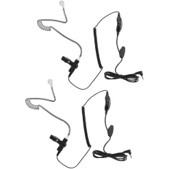 Cobra Surveillance Earbud Headset with Microphone, 3.5mm, 2-Pieces (GA-SV01 2P)