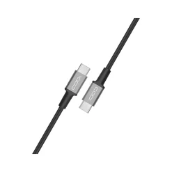 CODi Charge & Sync 3' USB C to USB C Cable, Male to Male , Black (A01101)