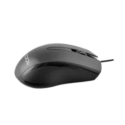 CODi Wired Ambidextrous Optical Desktop Mouse, Black (A05017)
