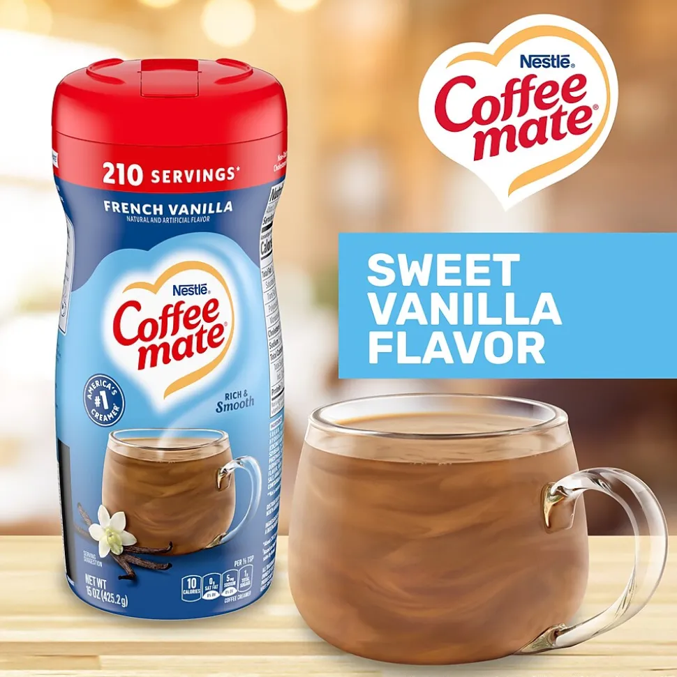 Coffee mate French Vanilla Powdered Creamer, 15 Oz. (35775)