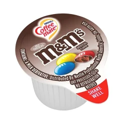 Coffee mate M&M's Dairy Free Liquid Creamer, 0.38 oz., 50/Box (NES64397)