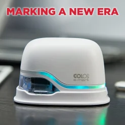COLOP e-mark Electronic Digital Stamp and Marking Device, Cyan/Magenta/Yellow Ink (039201)
