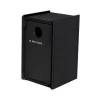 Commercial Zone EarthCraft Single-Stream Recycling Station, 32-Gallon, Black (71SLFR32-01847)