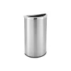 Commercial Zone Precision Stainless Steel Trash Can with no Lid, Silver, 15 gal. (783929)