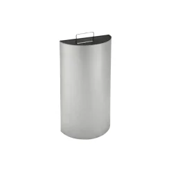 Commercial Zone Precision Stainless Steel Trash Can with no Lid, Silver, 15 gal. (783929)