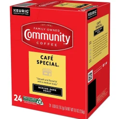 Community Coffee Cafe Special Coffee Keurig® K-Cup® Pods, Medium Dark Roast, 24/Box (5000374325)