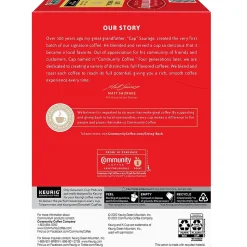 Community Coffee Cafe Special Coffee, Keurig K-Cup Pod, Medium-Dark Roast, 96/Carton (5000374325CT)