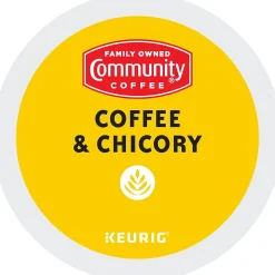 Community Coffee Chicory Coffee Keurig® K-Cup® Pods, Medium Dark Roast, 24/Box (5000374326)