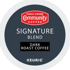 Community Coffee Signature Blend Coffee Keurig® K-Cup® Pods, Dark Roast, 24/Box (5000374328)