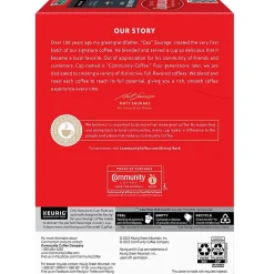 Community Coffee Signature Blend Coffee Keurig® K-Cup® Pods, Dark Roast, 24/Box (5000374328)