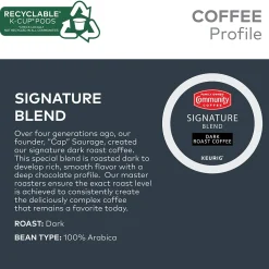 Community Coffee Signature Blend Coffee Keurig® K-Cup® Pods, Dark Roast, 24/Box (5000374328)
