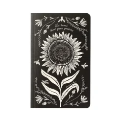 Compendium Inc The Heart That Gives, Gathers Journal, 5" x 8", Black/White (10288)