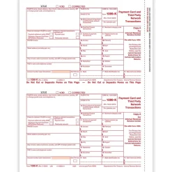 ComplyRight 2024 1099 Tax Form, 2-Part, 2-Up, Copy A, 100/Pack (5325)