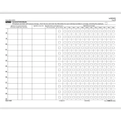 ComplyRight 2024 1095-C Tax Form, 1-Part, White/Black, 25/Pack (1095CIRSC25)