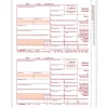 ComplyRight 2024 1099-INT Tax Form, 1-Part, 2-Up, Copy A, 50/Pack (512050)