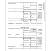 ComplyRight 2024 1099-INT Tax Form, 1-Part, 2-Up, Copy B, 50/Pack (512150)