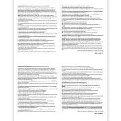 ComplyRight 2024 W-2 Tax Form, 2-Part, 2-Up, Employee Copy C, 50/Pack (520350)