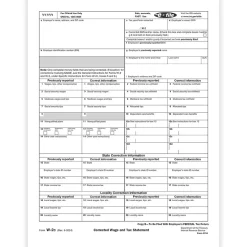 ComplyRight 2024 W-2C Tax Form, 1-Part, Employee Copy B, 50/Pack (531450)