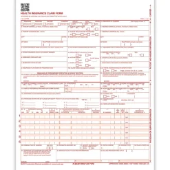 ComplyRight CMS-1500 Health Insurance Claim Forms (02/12), 8-1/2" x 11", Pack of 500 (CMS12LC500)