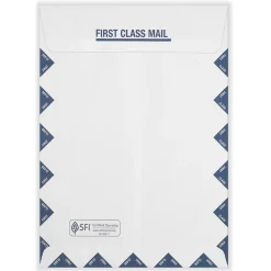 ComplyRight CMS-1500 Self Seal Security Tinted Window Envelope 9" x 12 1/2", White/Blue, 100/Pack (1500RS)