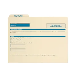 ComplyRight Employee Payroll & Tax Records Organizer, Pack of 25 (A0311)