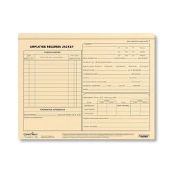 ComplyRight™ Employee Records Folder, Letter Size, Pack of 25 (A5001)