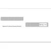 ComplyRight Moistenable Glue Double-Window Envelope, 5.63" x 9", White/Black, 100/Pack (DW4SD)