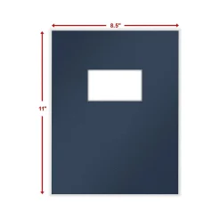 ComplyRight Single-Window Tax Presentation Folder, Navy Blue, 50/Pack (PNW22)