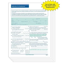 ComplyRight™ 50-State Job Application (Long Form), Pack of 50 (A0019)
